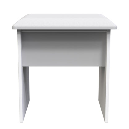 Sussex Dressing Stool White 37cm