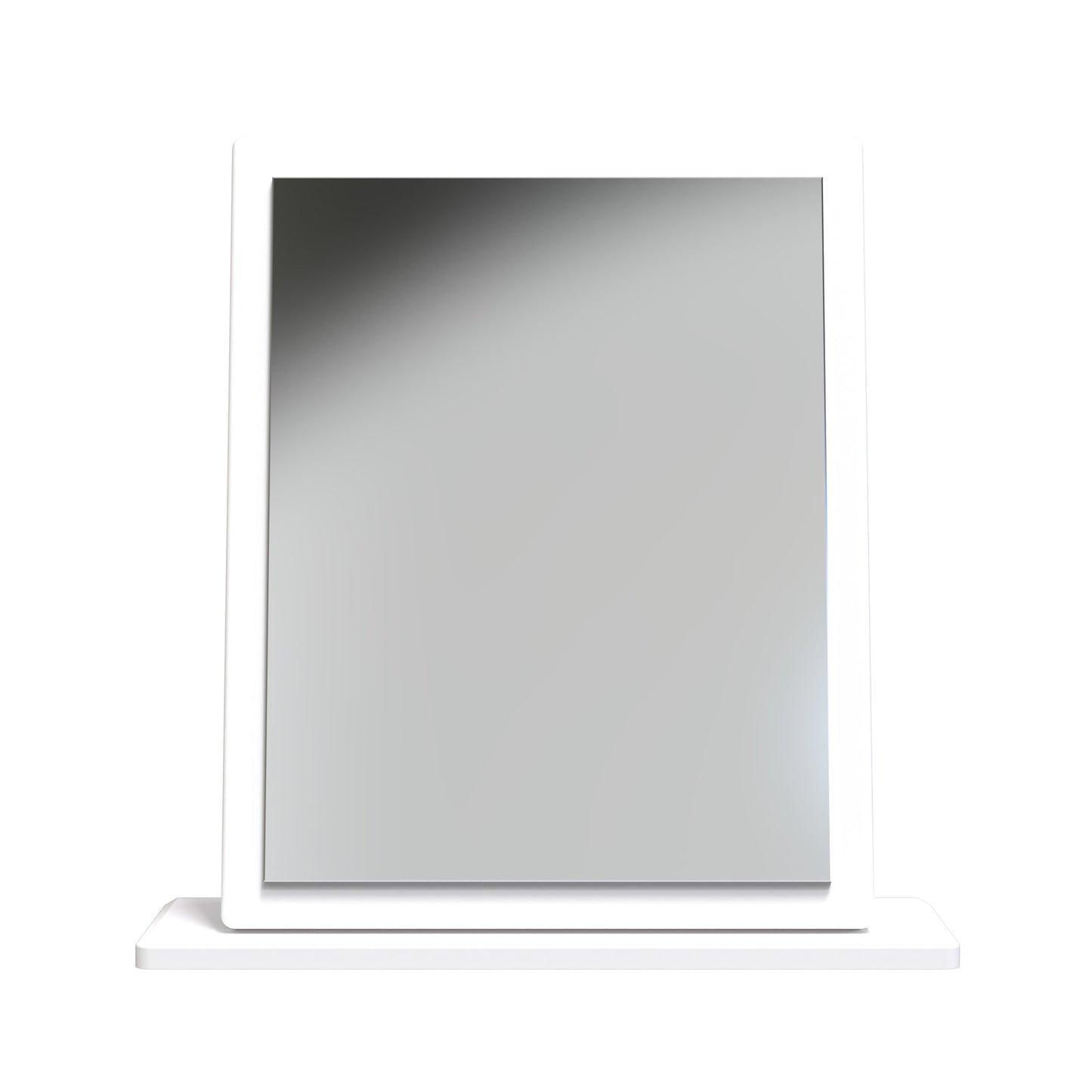 Sussex Mirror  White 50cm