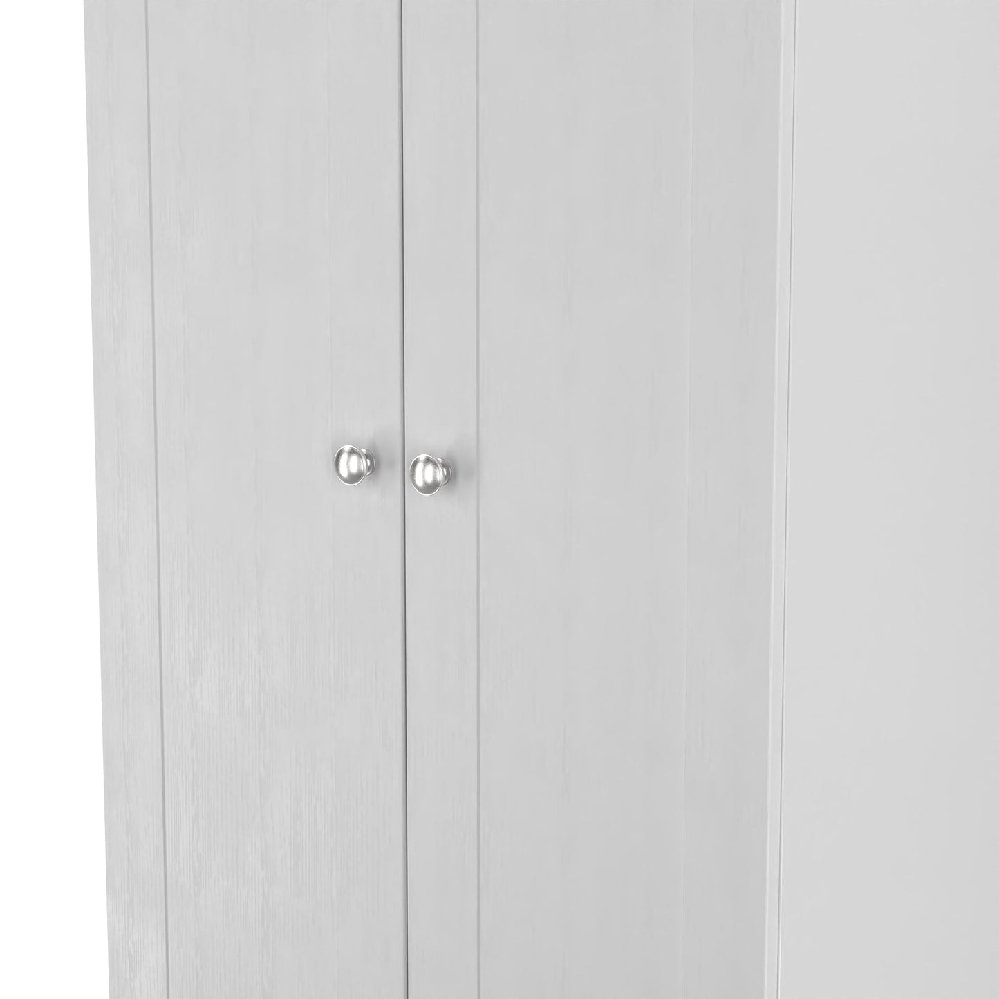 Sussex Tall Wardrobe Grey & Light Oak 1 Shelf 74cm