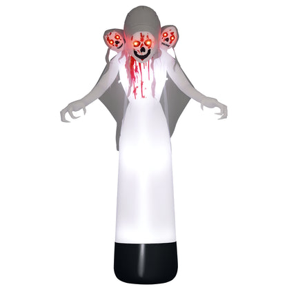 Three-Headed Ghost Inflatable Halloween Decoration - 270cm