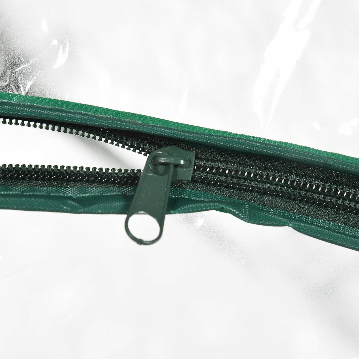 Walk In PVC Greenhouse Garden Outdoor Flower Planter Steel Frame w/ Zipped Door & Window 180 x 100 x 168CM White