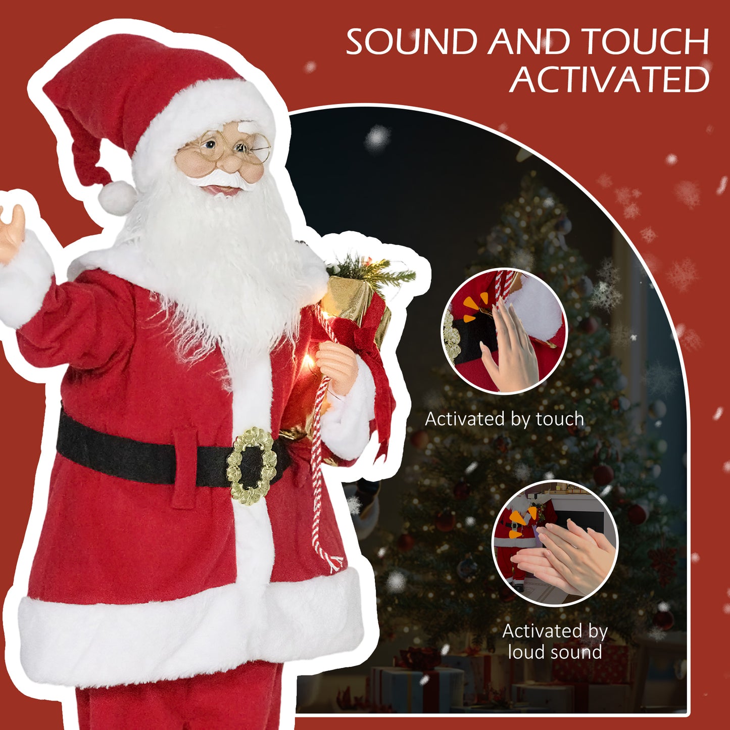 Santa Christmas Decoration - 120cm