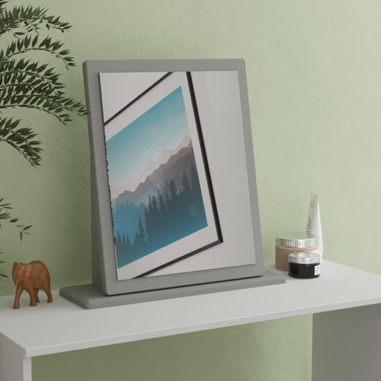 Victoria Mirror  Grey 50cm