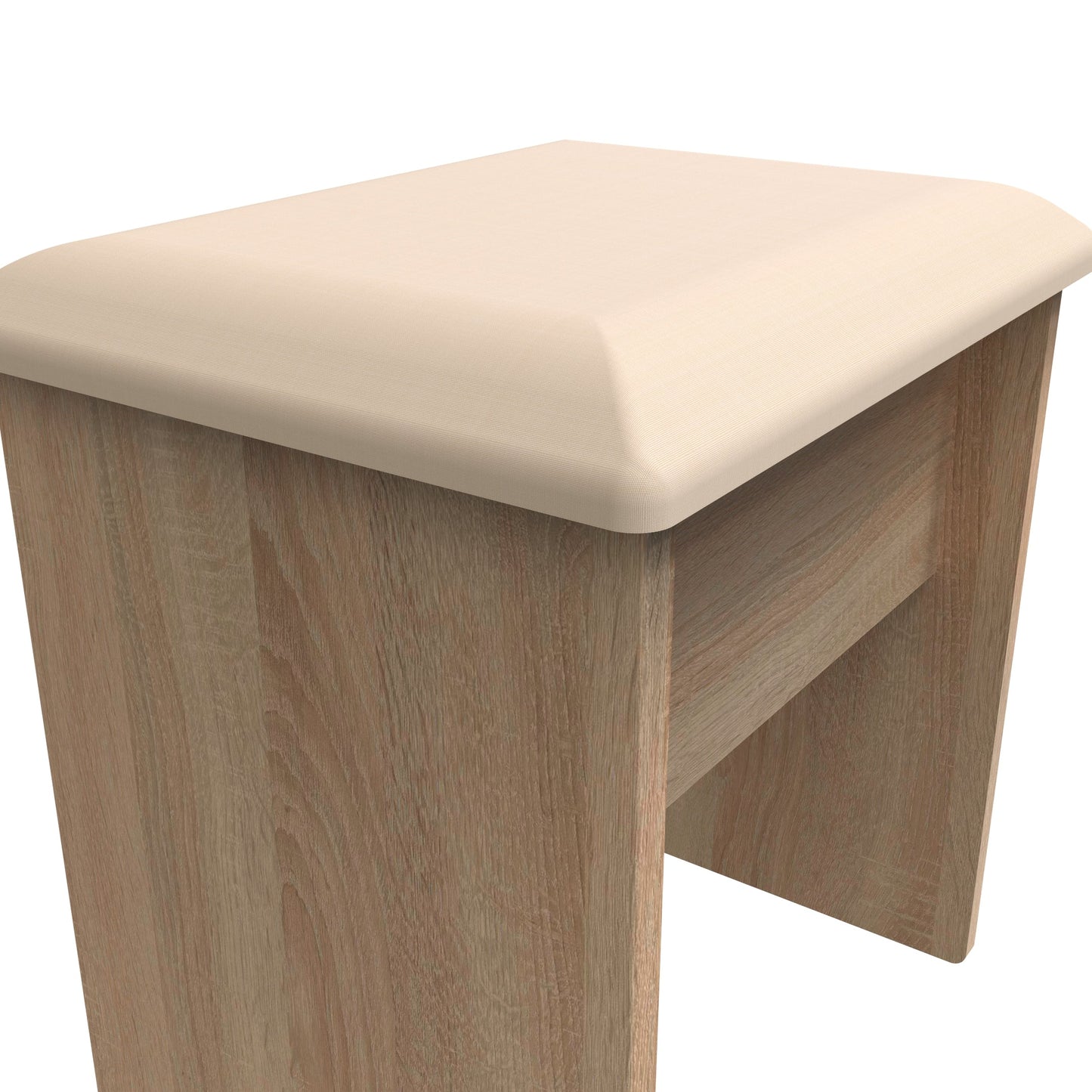 Vienna Dressing Stool Light Oak 48cm