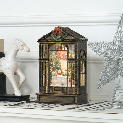 Christmas Ornament Snow Globe Warm White Indoor LED - 25cm