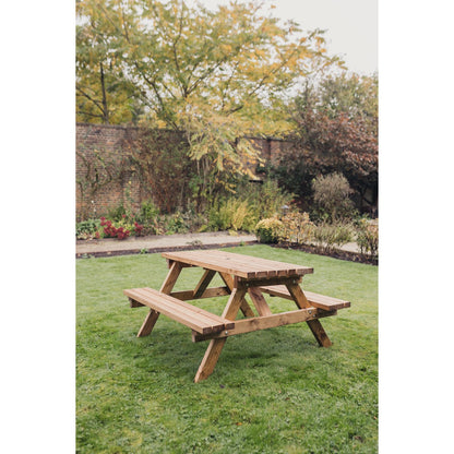 Valley Garden Picnic Table by Churnet Valley - 4 Seats - VPT103