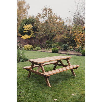 Valley Garden Picnic Table by Churnet Valley - 6 Seats - VPT104