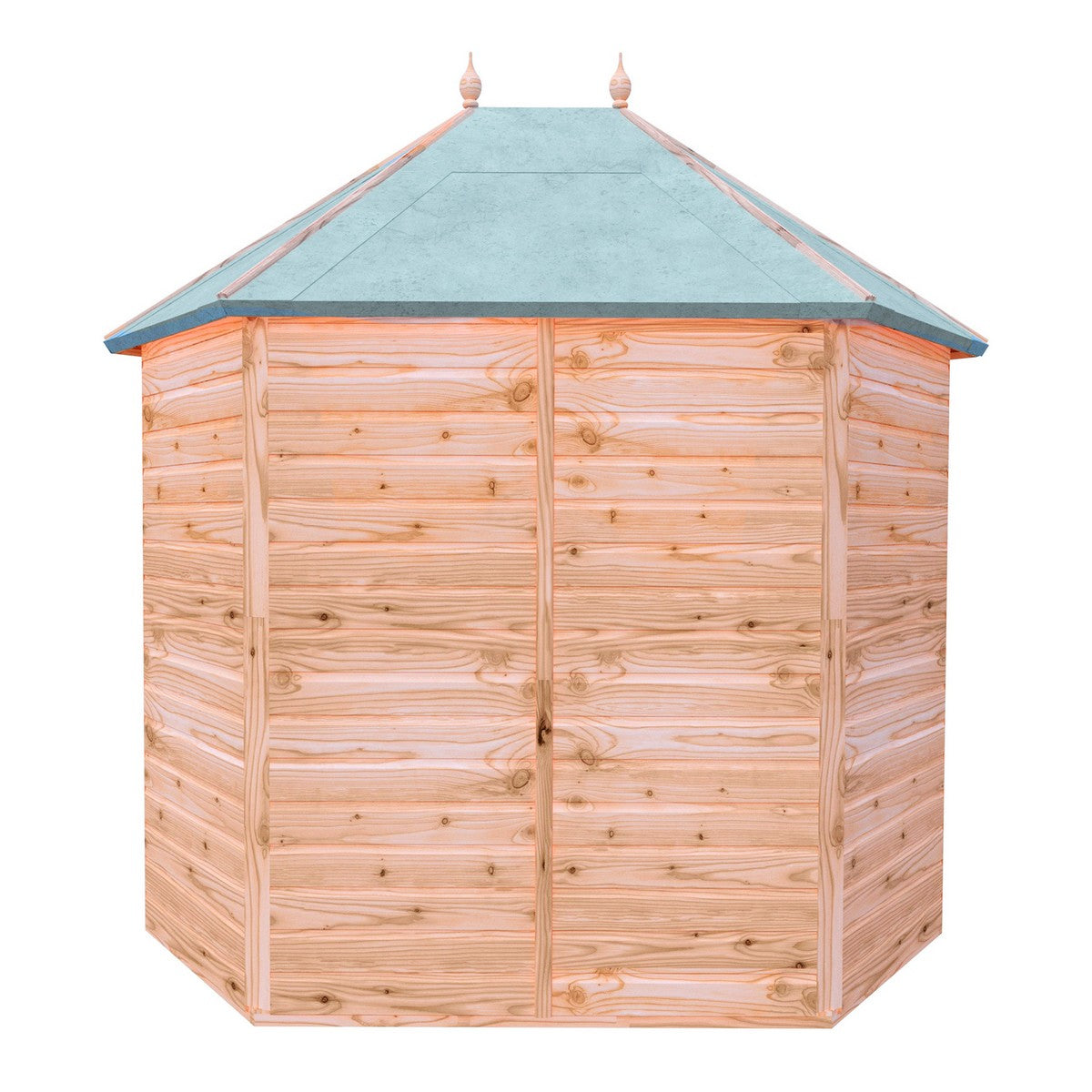 Shire Windermere 6' 10" x 9' 4" Hexagonal Hip Summerhouse - Premium Dip Treated Shiplap