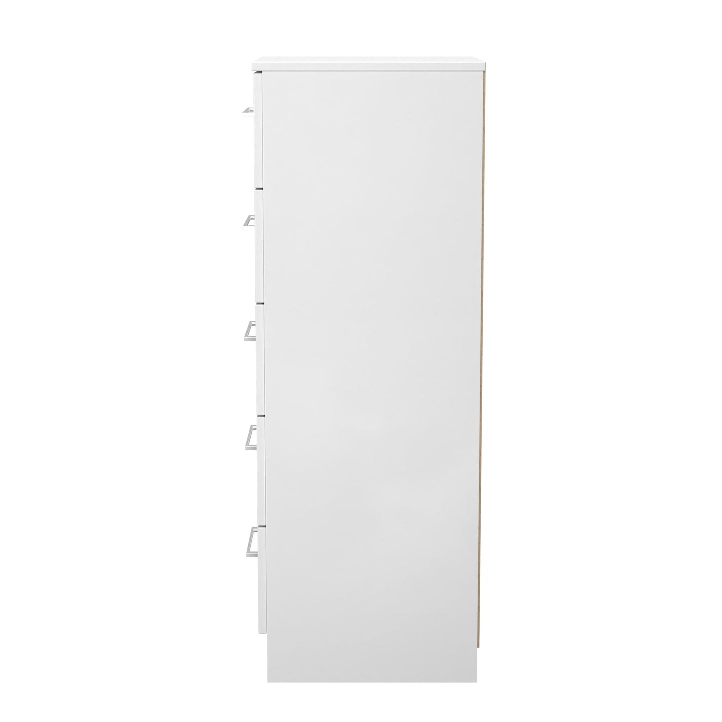 Worcester Tall Tallboy White 5 Drawers 37cm