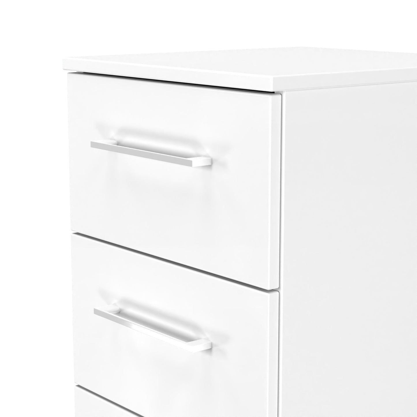 Worcester Tall Tallboy White 5 Drawers 37cm