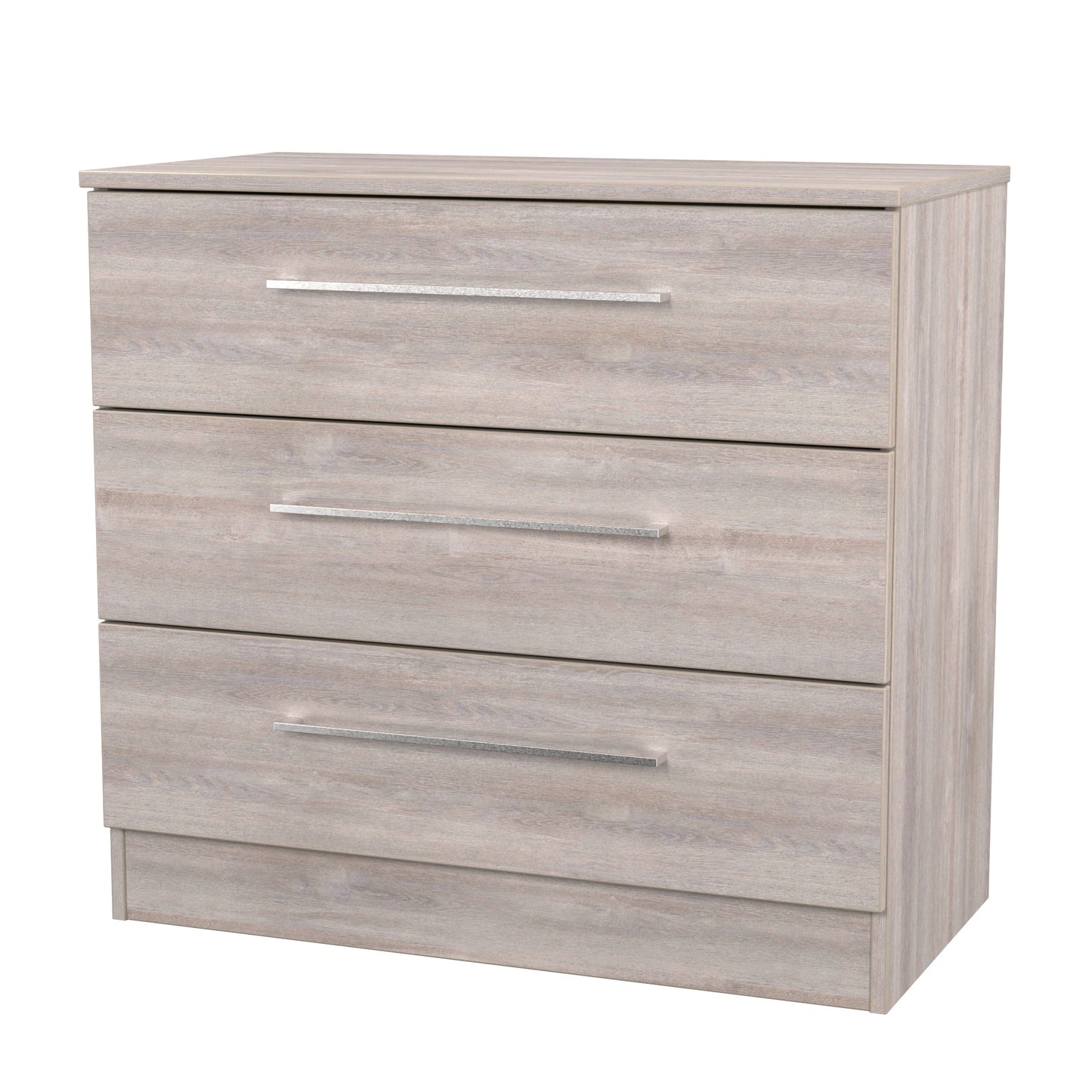 Worcester Chest of Drawers Light Grey 3 Drawers 74cm
