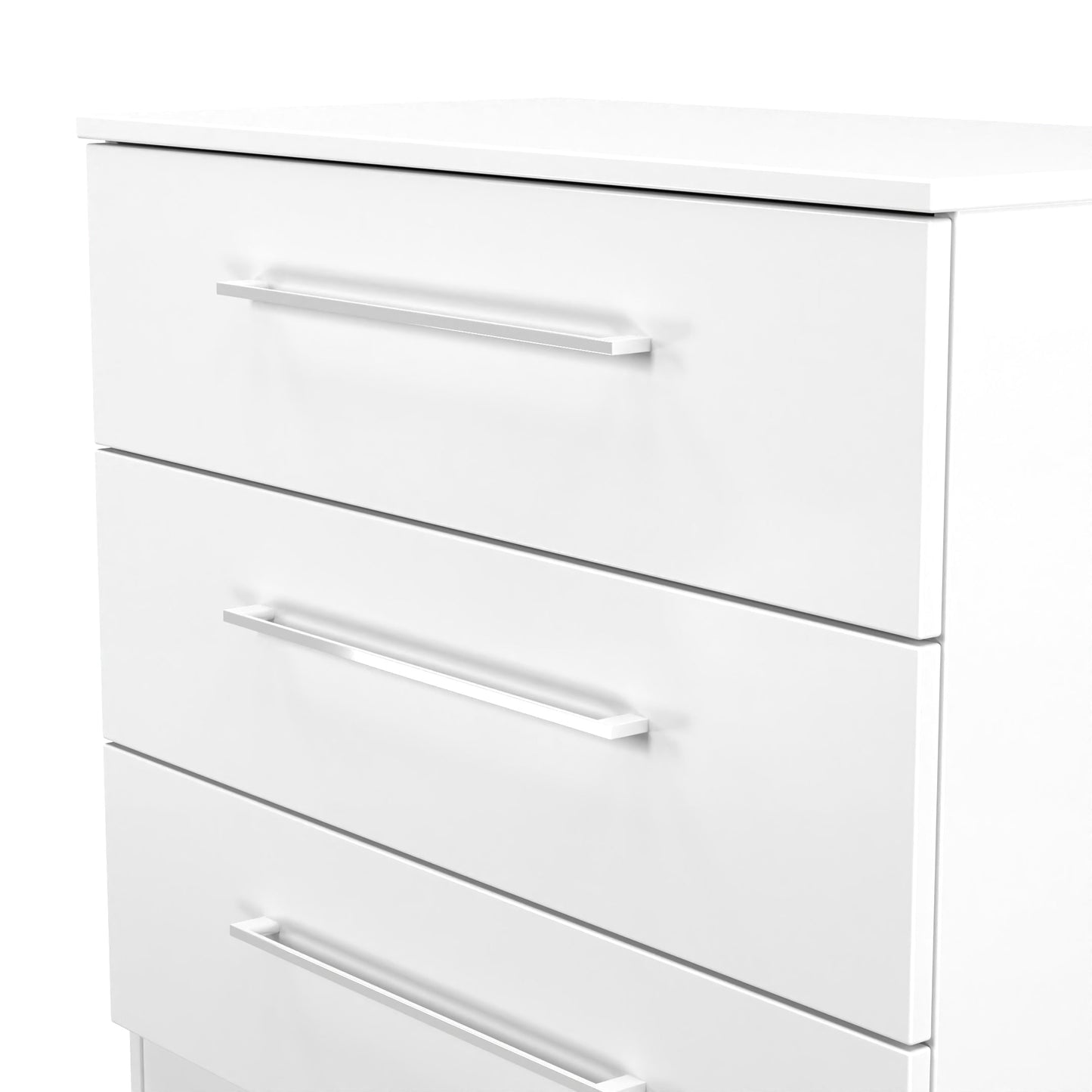 Worcester Chest of Drawers White 3 Drawers 74cm