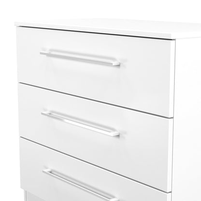 Worcester Chest of Drawers White 3 Drawers 74cm