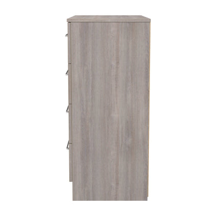 Worcester Chest of Drawers Light Grey 4 Drawers 74cm