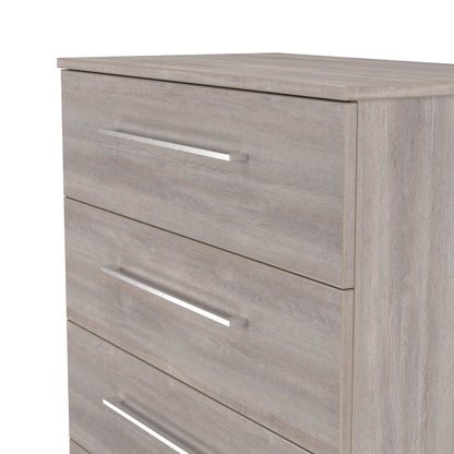 Worcester Chest of Drawers Light Grey 4 Drawers 74cm