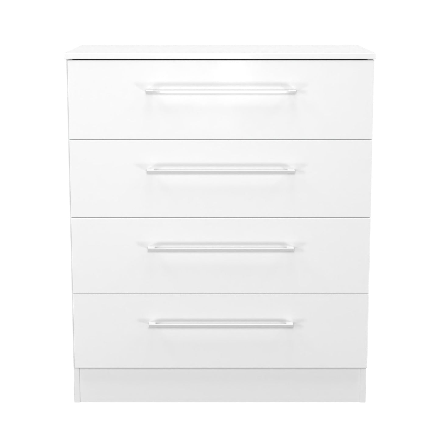 Worcester Chest of Drawers White 4 Drawers 74cm