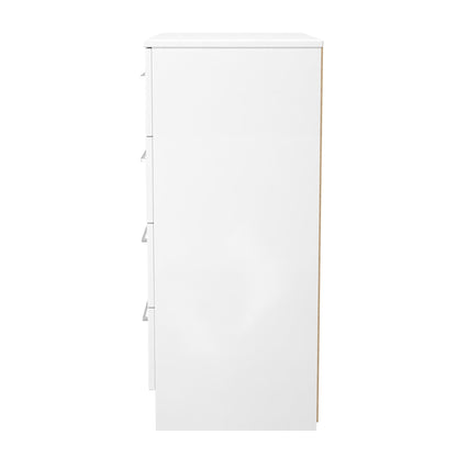 Worcester Chest of Drawers White 4 Drawers 74cm