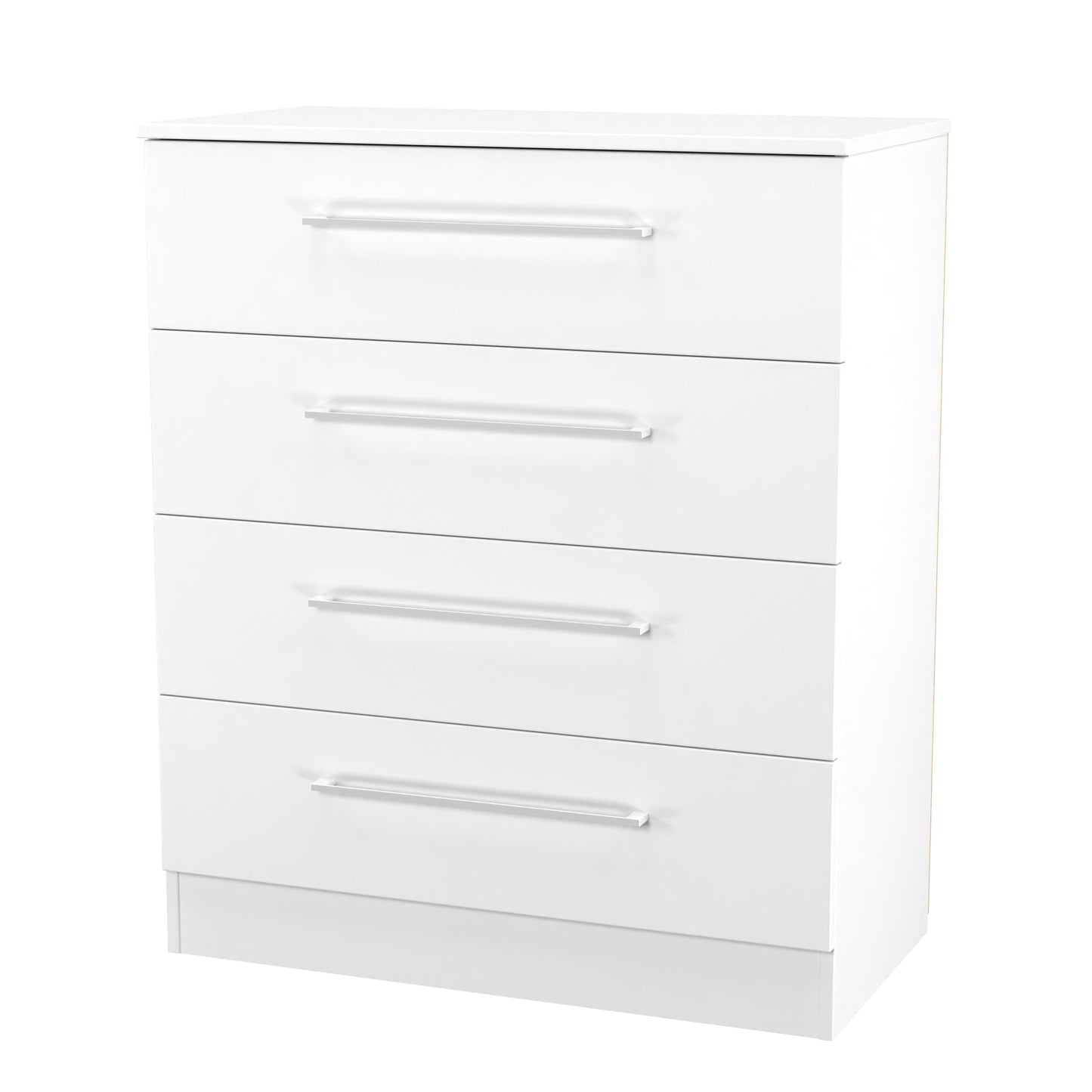 Worcester Chest of Drawers White 4 Drawers 74cm