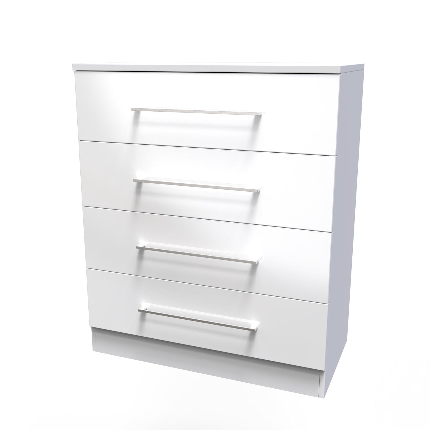 Worcester Chest of Drawers White 4 Drawers 74cm