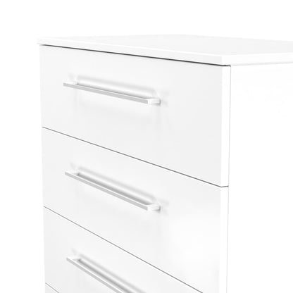 Worcester Chest of Drawers White 4 Drawers 74cm