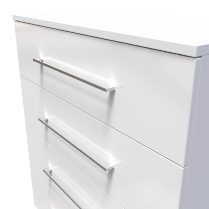 Worcester Chest of Drawers White 4 Drawers 74cm