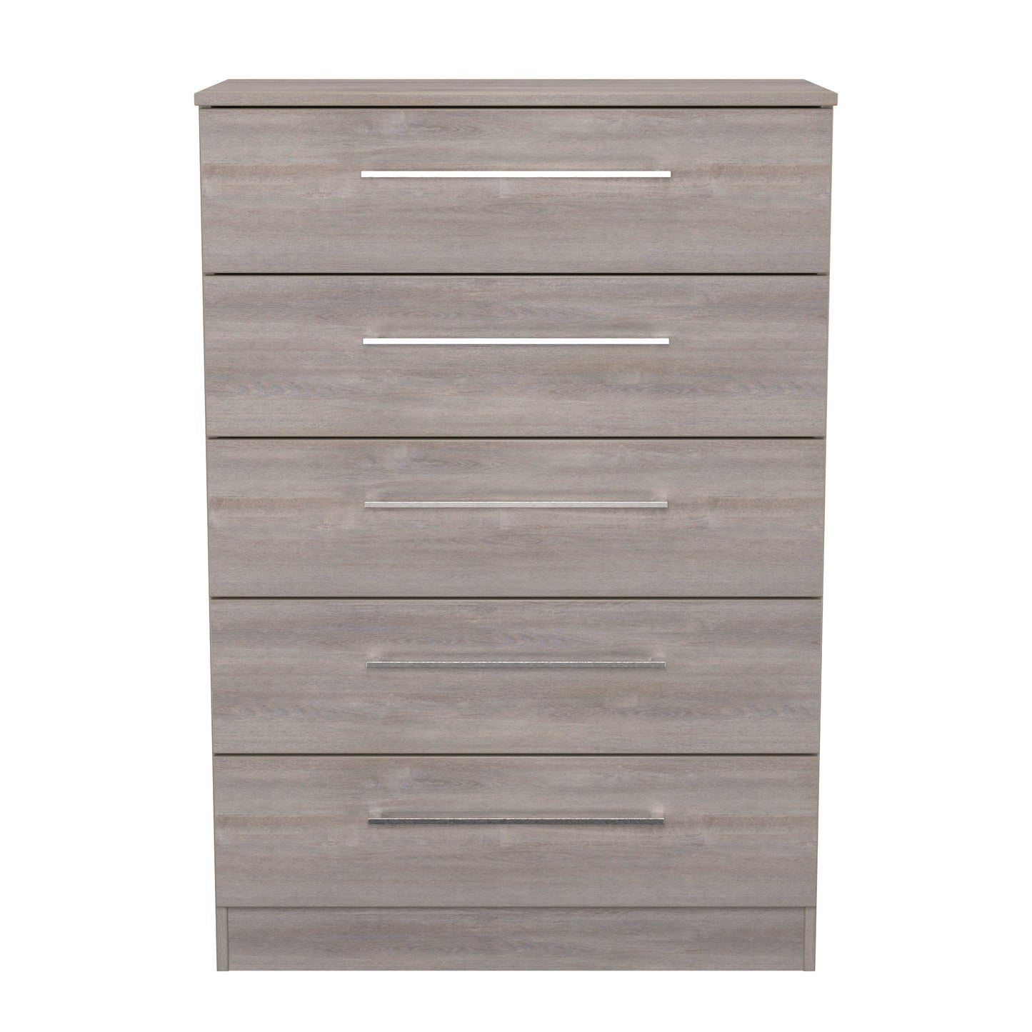 Worcester Tall Chest of Drawers Light Grey 5 Drawers 74cm