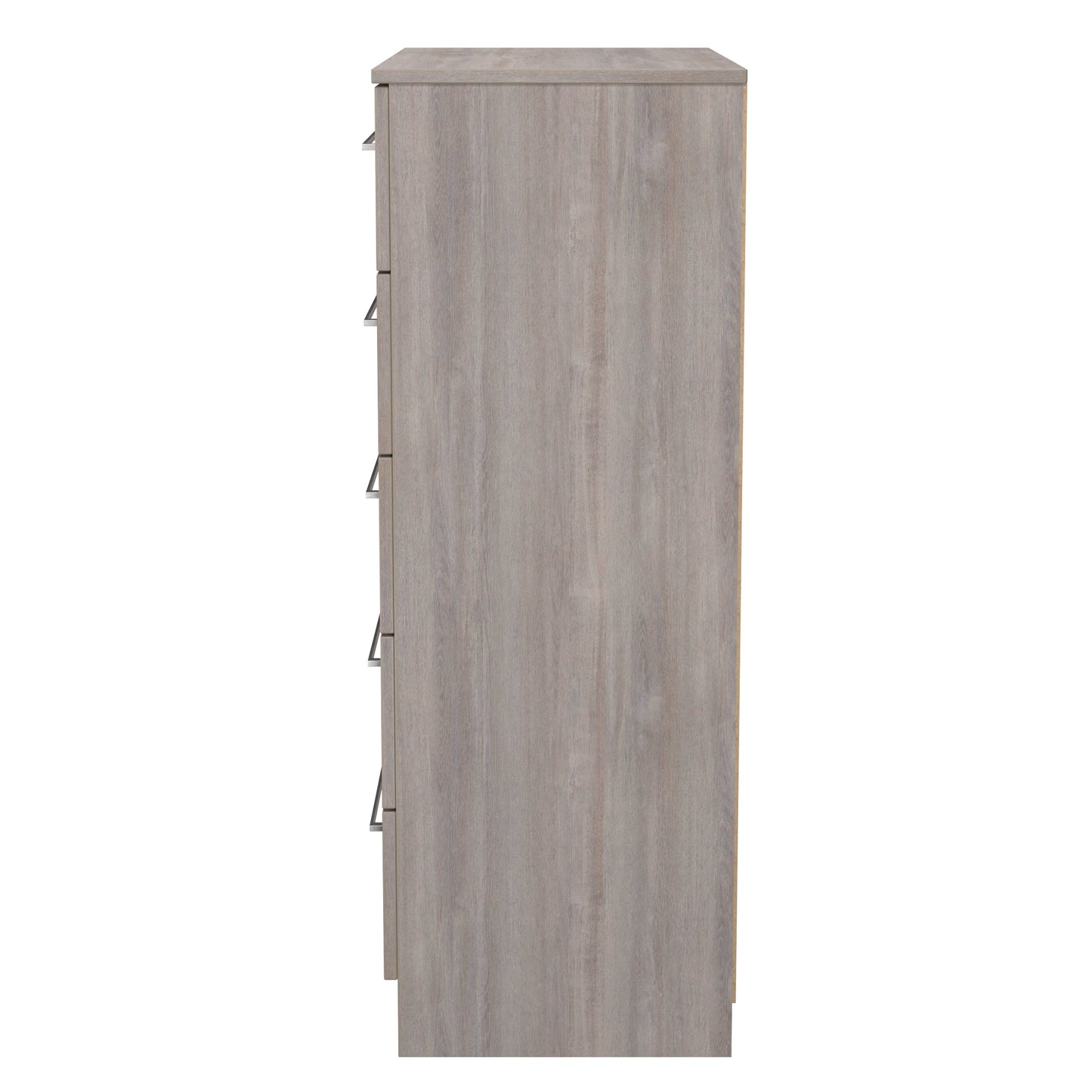 Worcester Tall Chest of Drawers Light Grey 5 Drawers 74cm