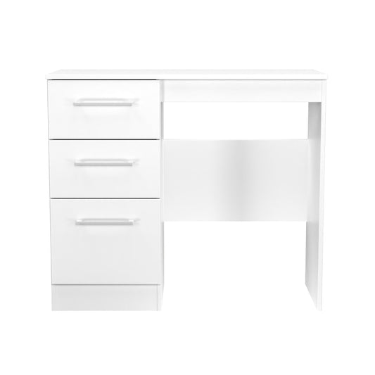 Worcester Desk White 3 Drawers 90cm