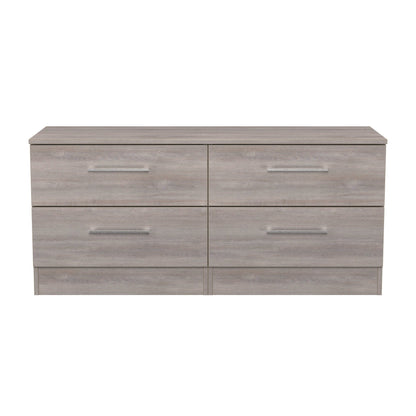 Worcester Large Chest of Drawers Light Grey 4 Drawers 110cm