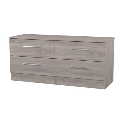 Worcester Large Chest of Drawers Light Grey 4 Drawers 110cm