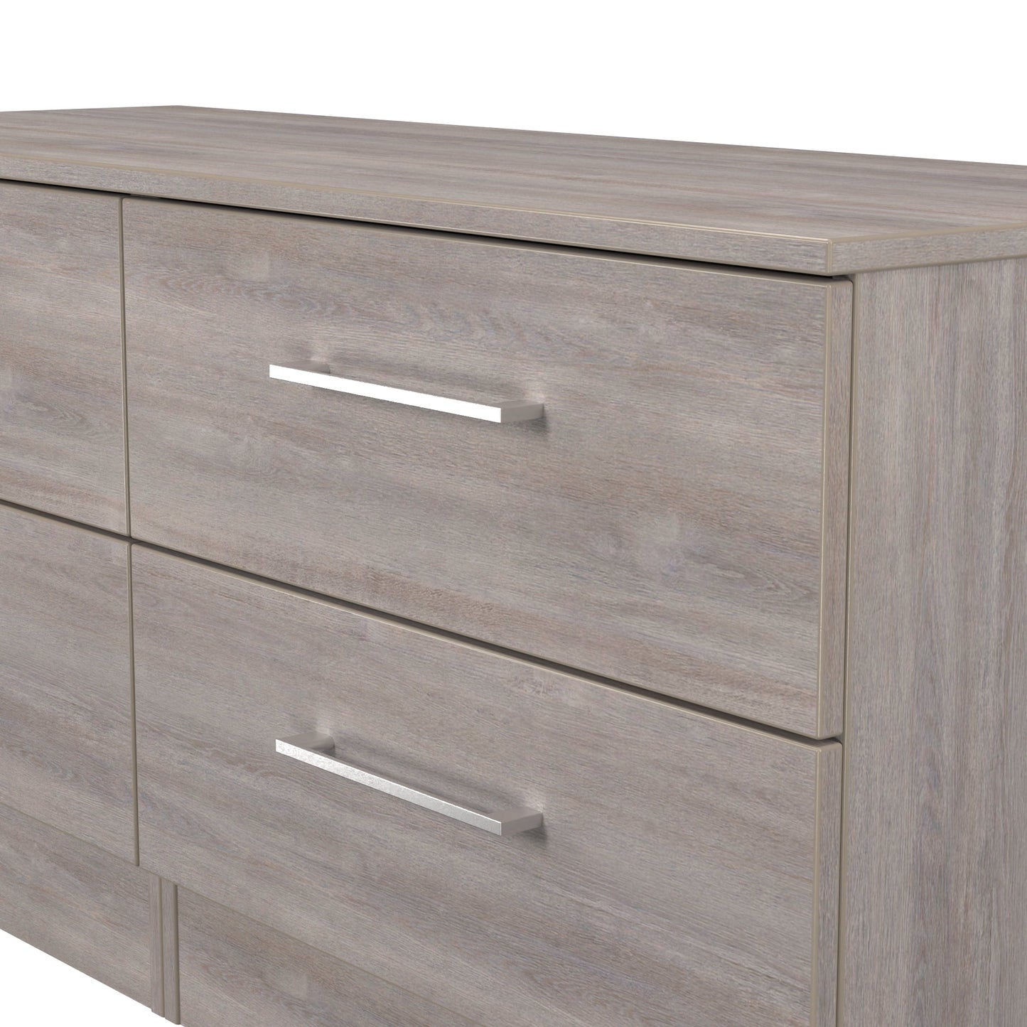 Worcester Large Chest of Drawers Light Grey 4 Drawers 110cm