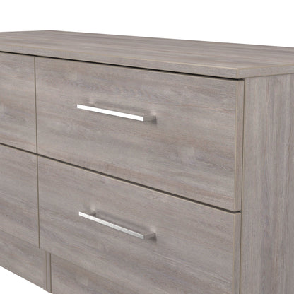 Worcester Large Chest of Drawers Light Grey 4 Drawers 110cm