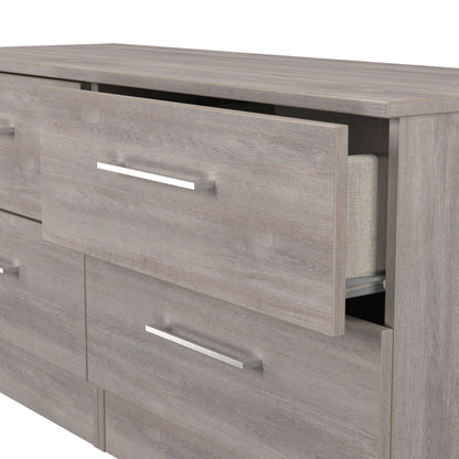 Worcester Large Chest of Drawers Light Grey 4 Drawers 110cm