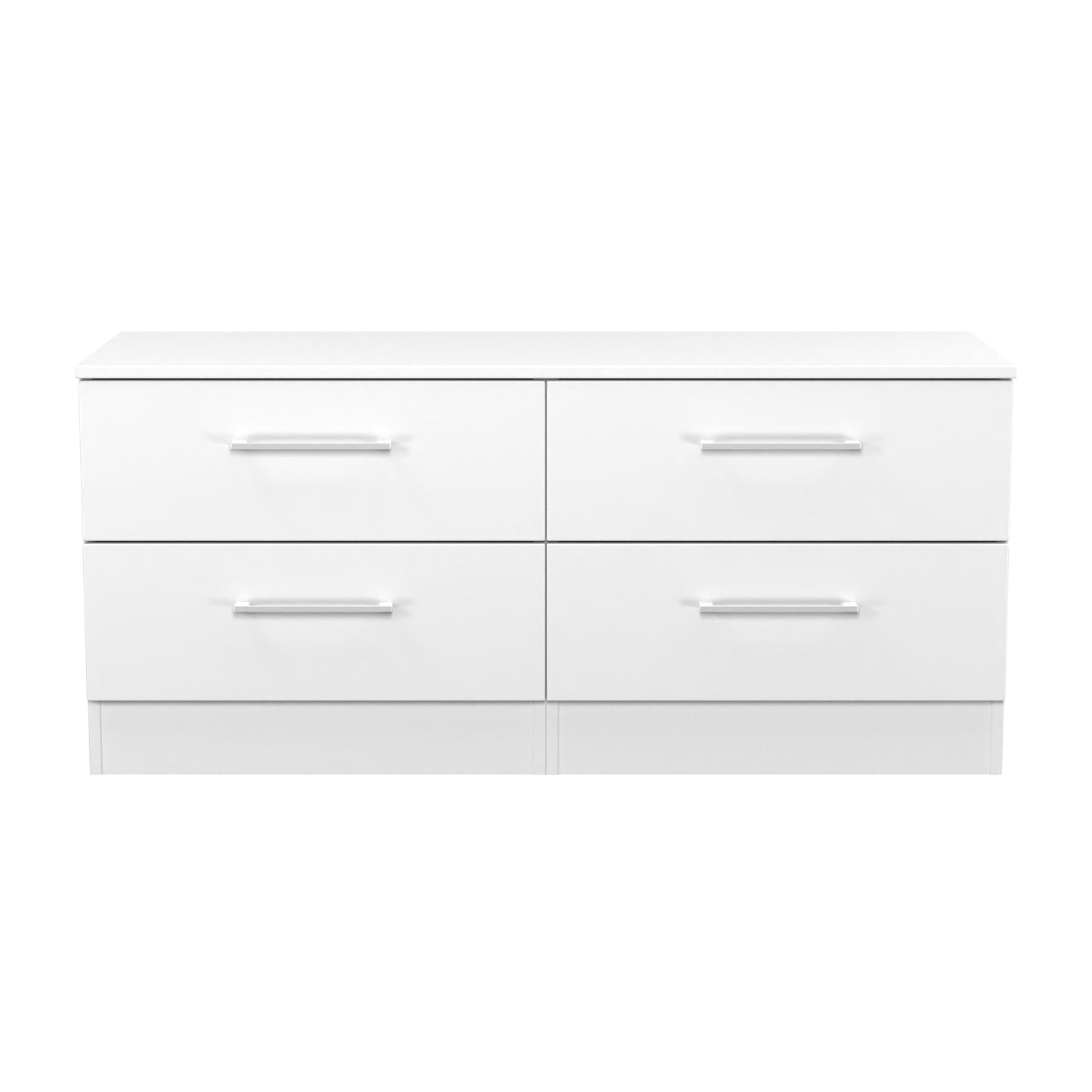 Worcester Large Chest of Drawers White 4 Drawers 110cm