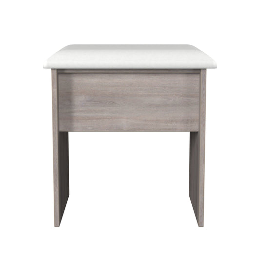Worcester Dressing Stool Light Grey 48cm