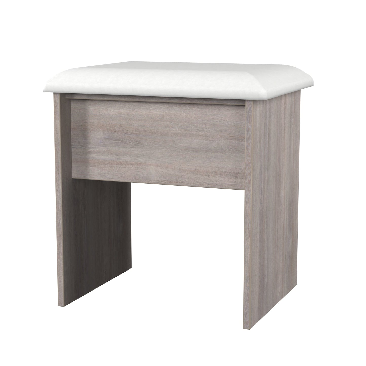Worcester Dressing Stool Light Grey 48cm
