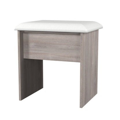 Worcester Dressing Stool Light Grey 48cm