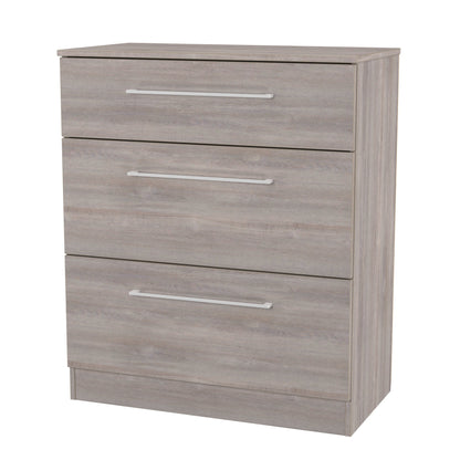Worcester Chest of Drawers Light Grey 3 Drawers 39cm