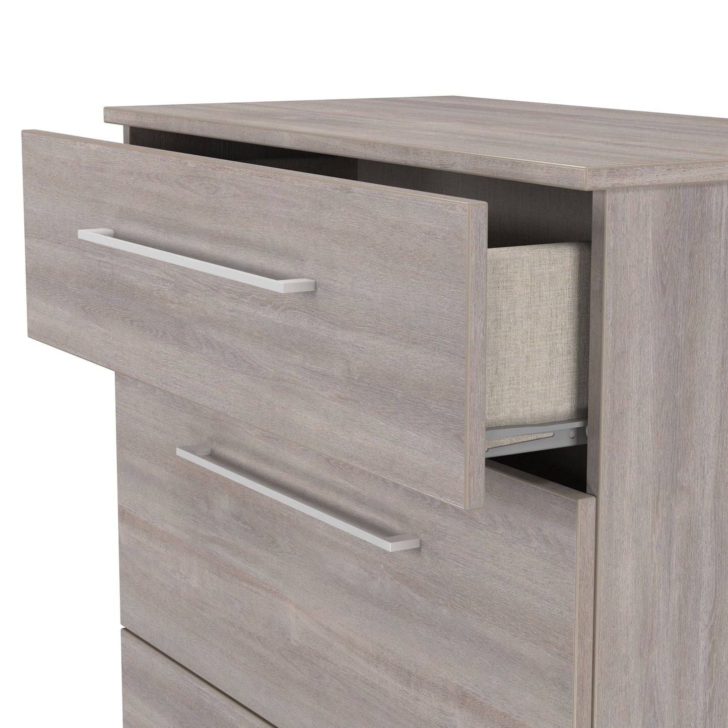 Worcester Chest of Drawers Light Grey 3 Drawers 39cm