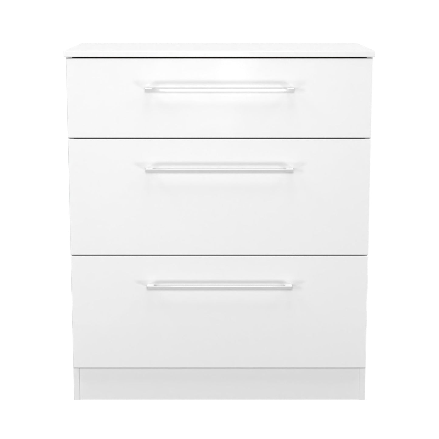 Worcester Chest of Drawers White 3 Drawers 39cm