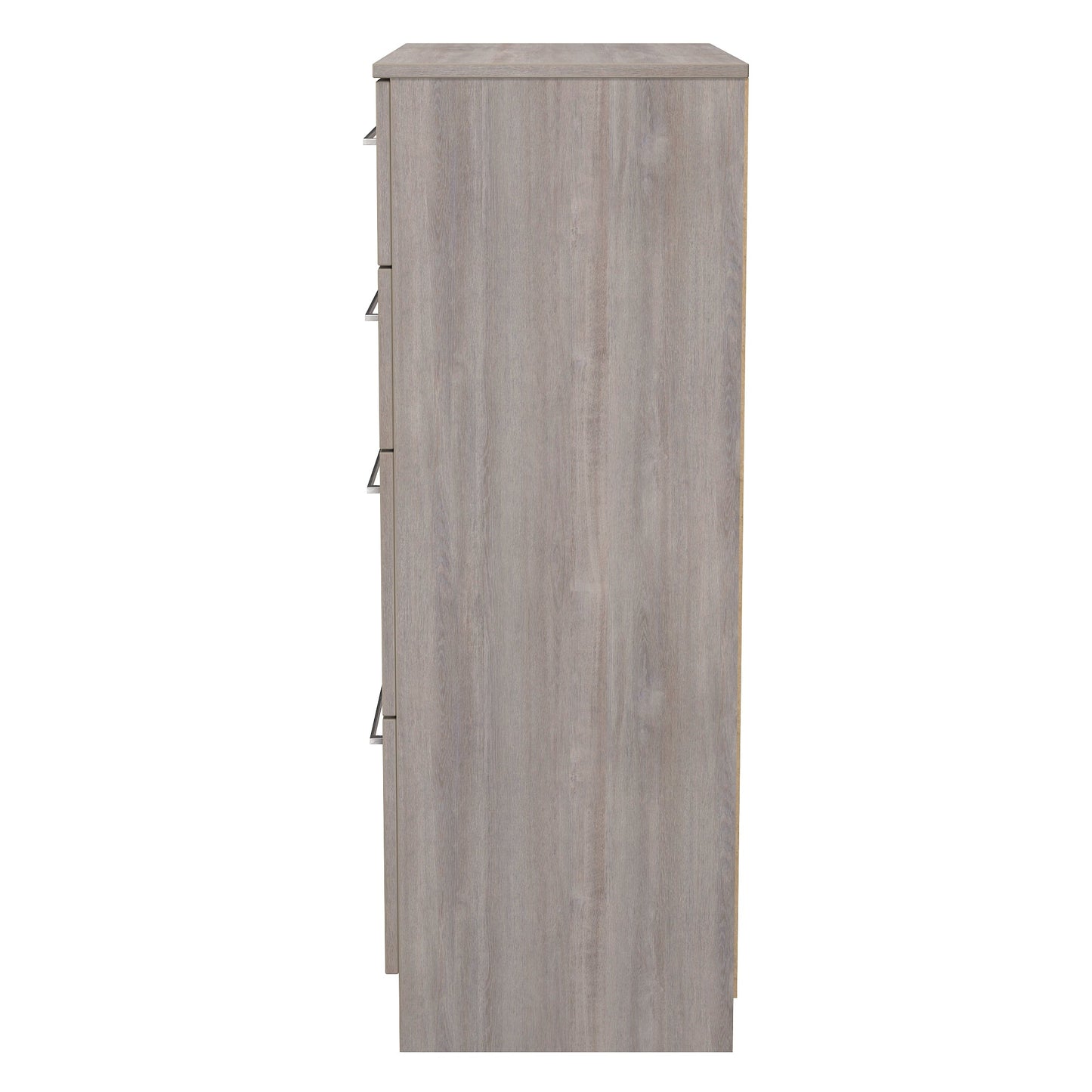 Worcester Tall Chest of Drawers Light Grey 4 Drawers 74cm