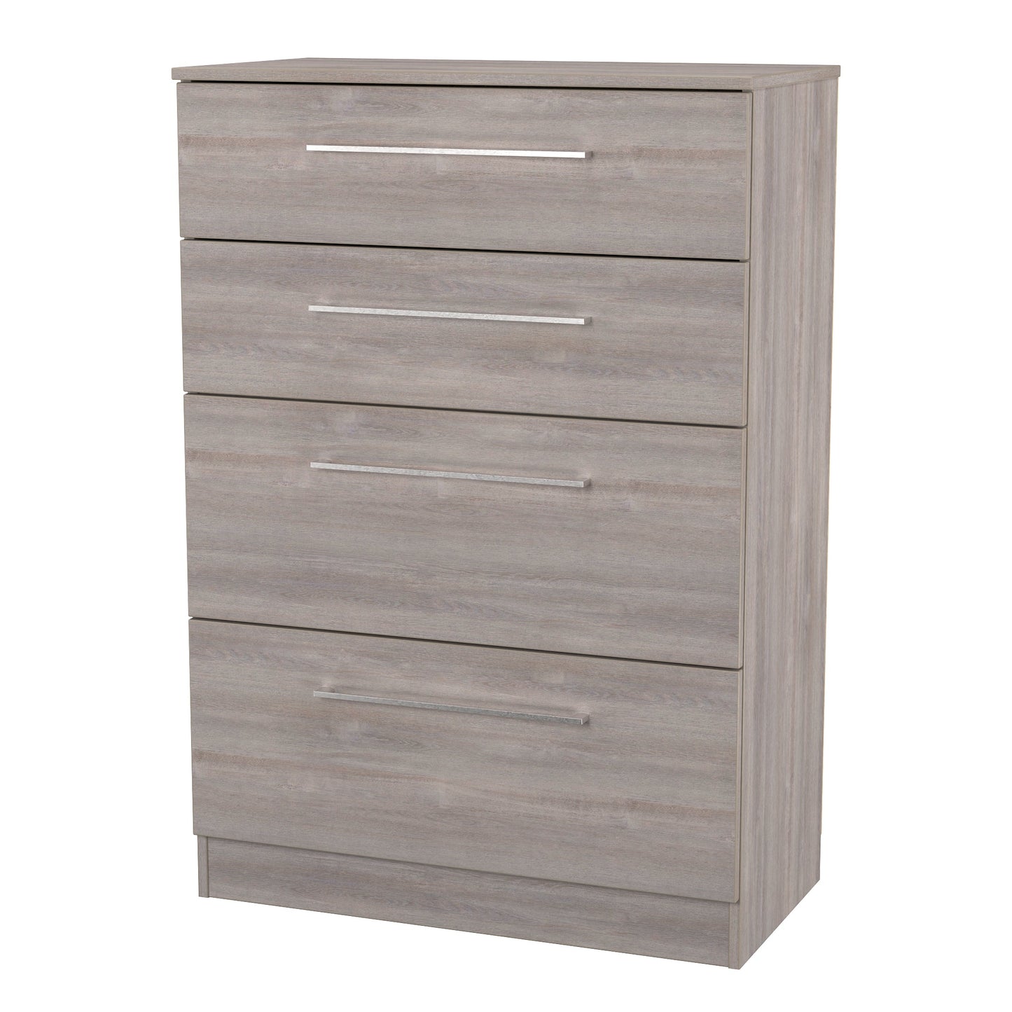 Worcester Tall Chest of Drawers Light Grey 4 Drawers 74cm