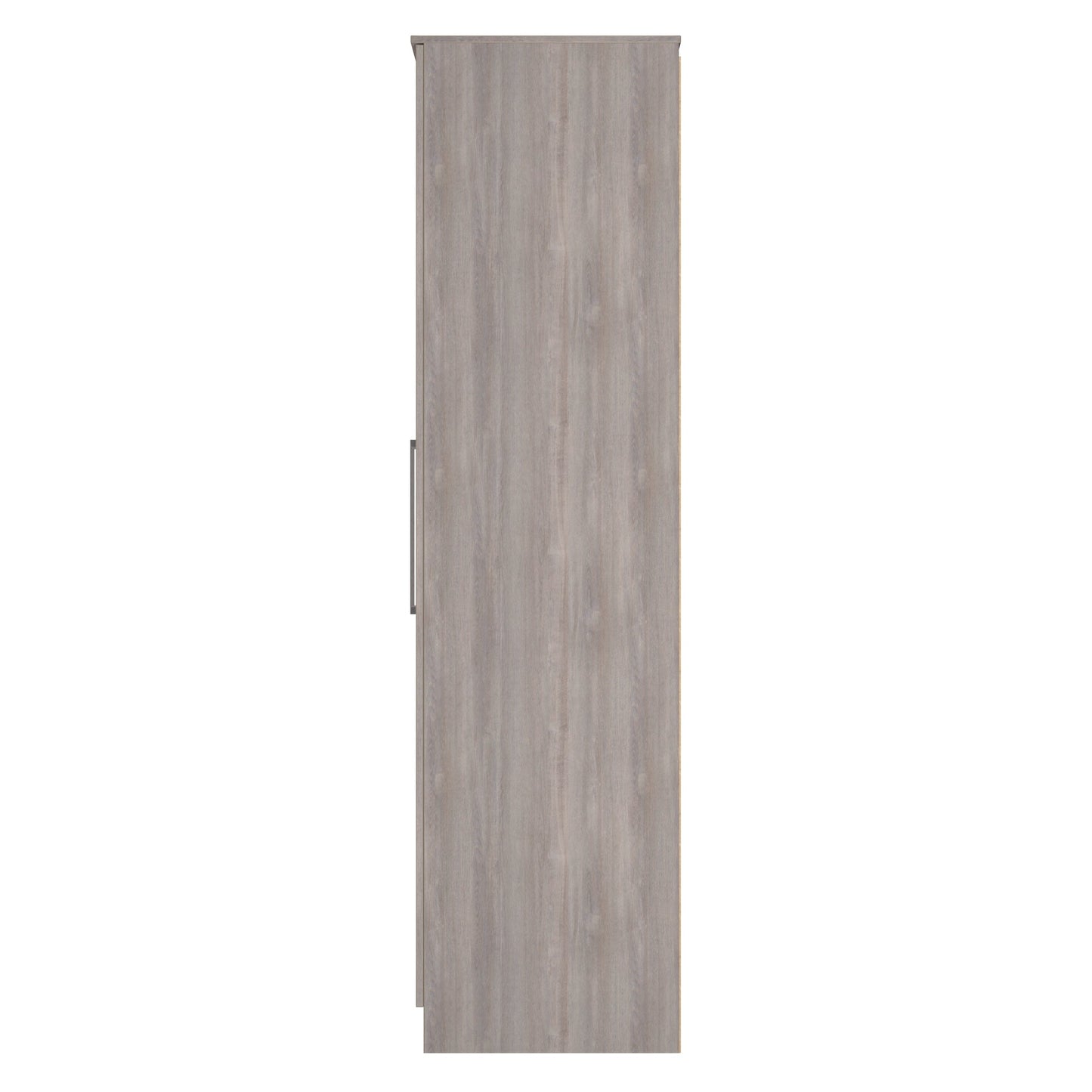 Worcester Tall Wardrobe Light Grey 2 Doors 1 Shelf 74cm