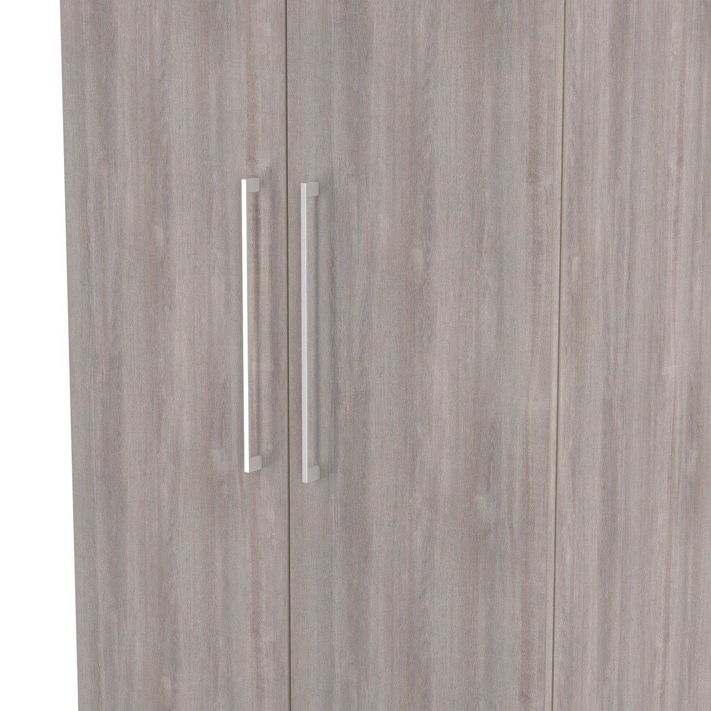 Worcester Tall Wardrobe Light Grey 2 Doors 1 Shelf 74cm