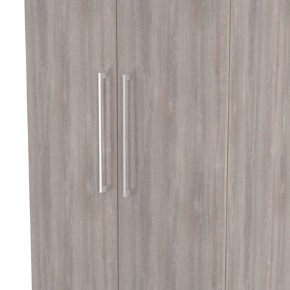 Worcester Tall Wardrobe Light Grey 2 Doors 1 Shelf 74cm