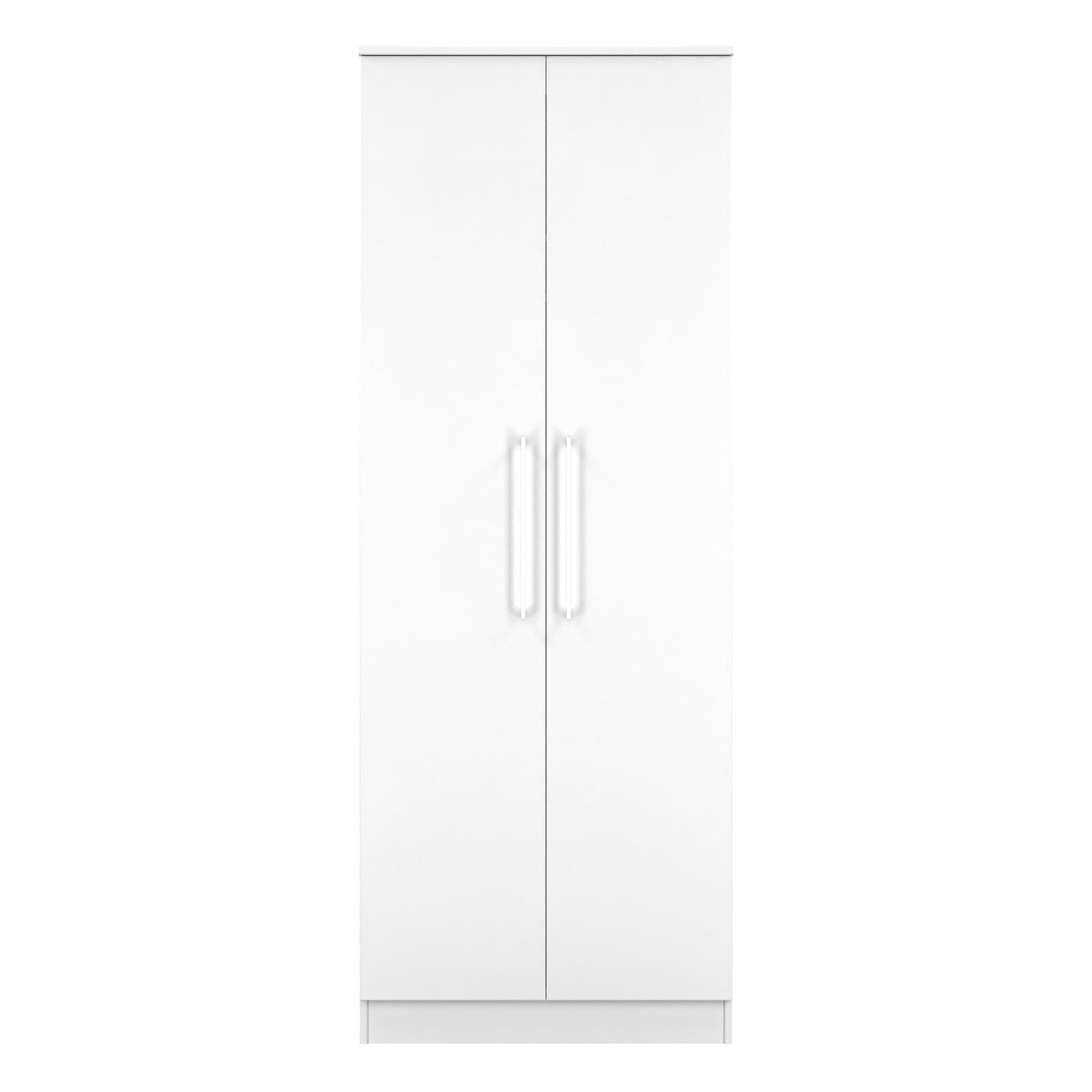 Worcester Tall Wardrobe White 2 Doors 1 Shelf 74cm
