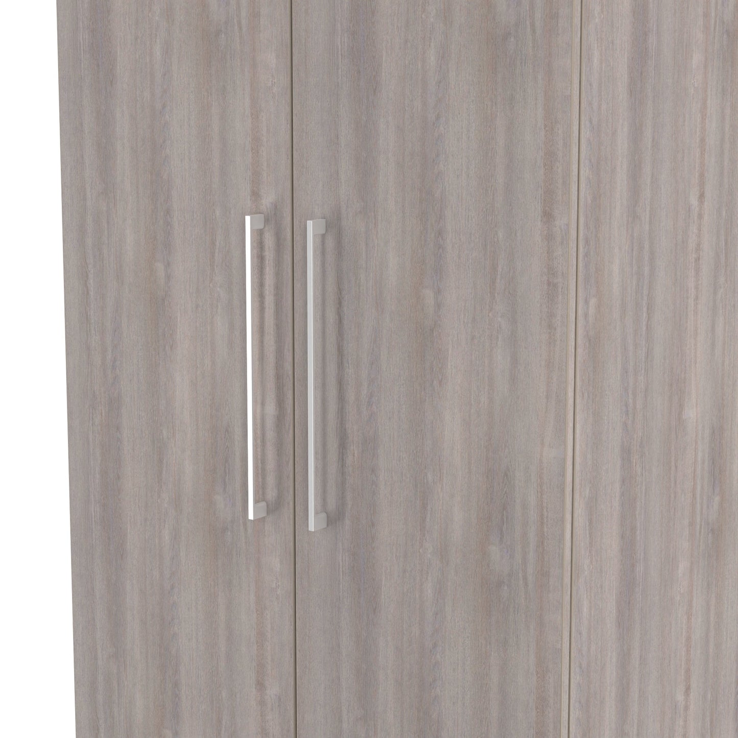Worcester Tall Wardrobe Light Grey 2 Doors 2 Drawers 74cm
