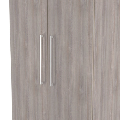 Worcester Tall Wardrobe Light Grey 2 Doors 2 Drawers 74cm