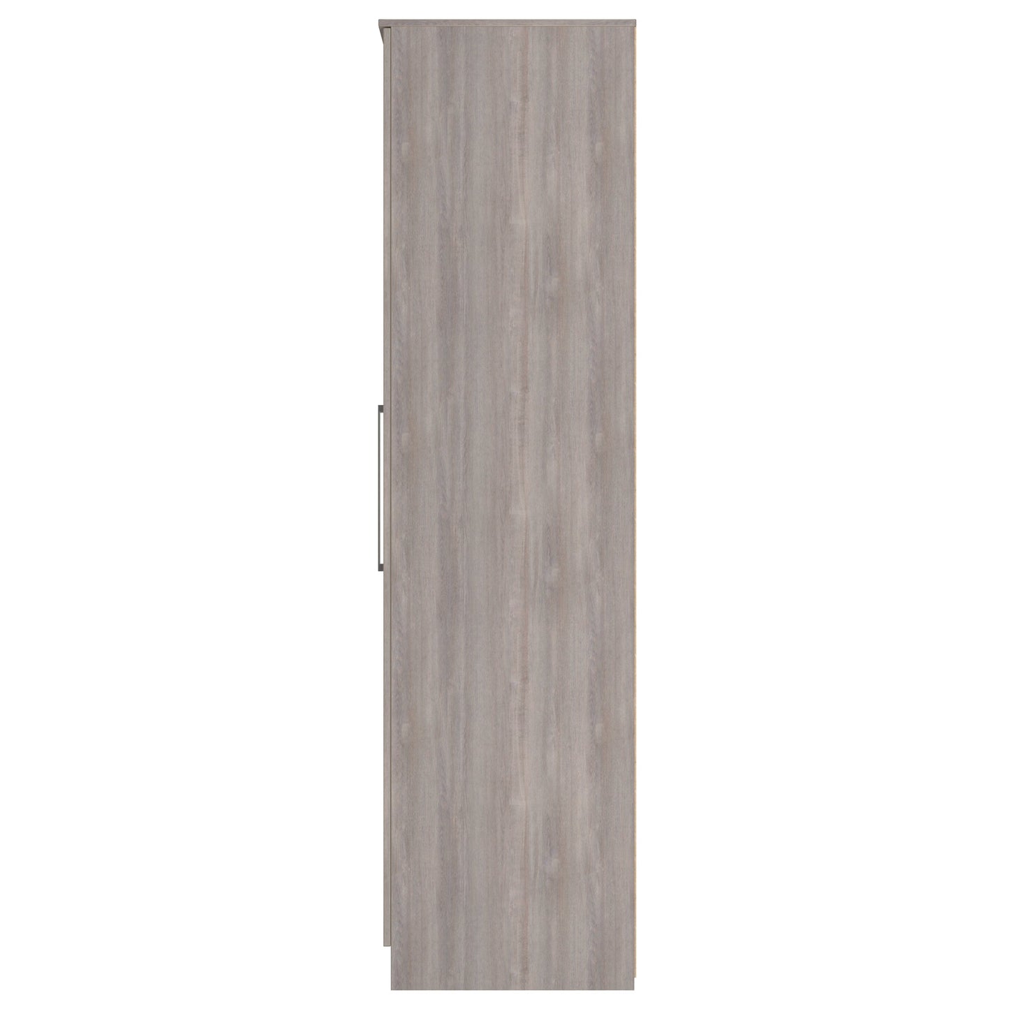 Worcester Tall Mirror Wardrobe Light Grey 111cm