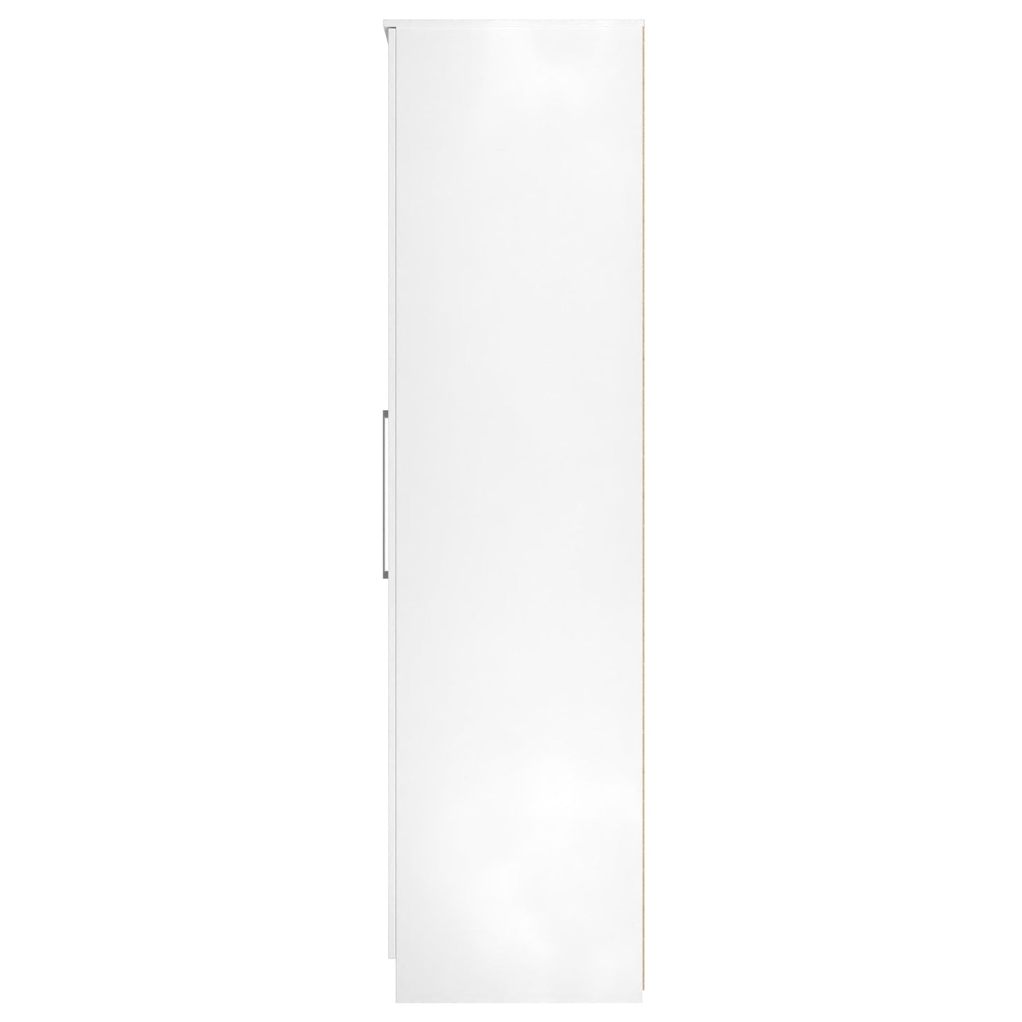 Worcester Tall Mirror Wardrobe White 111cm